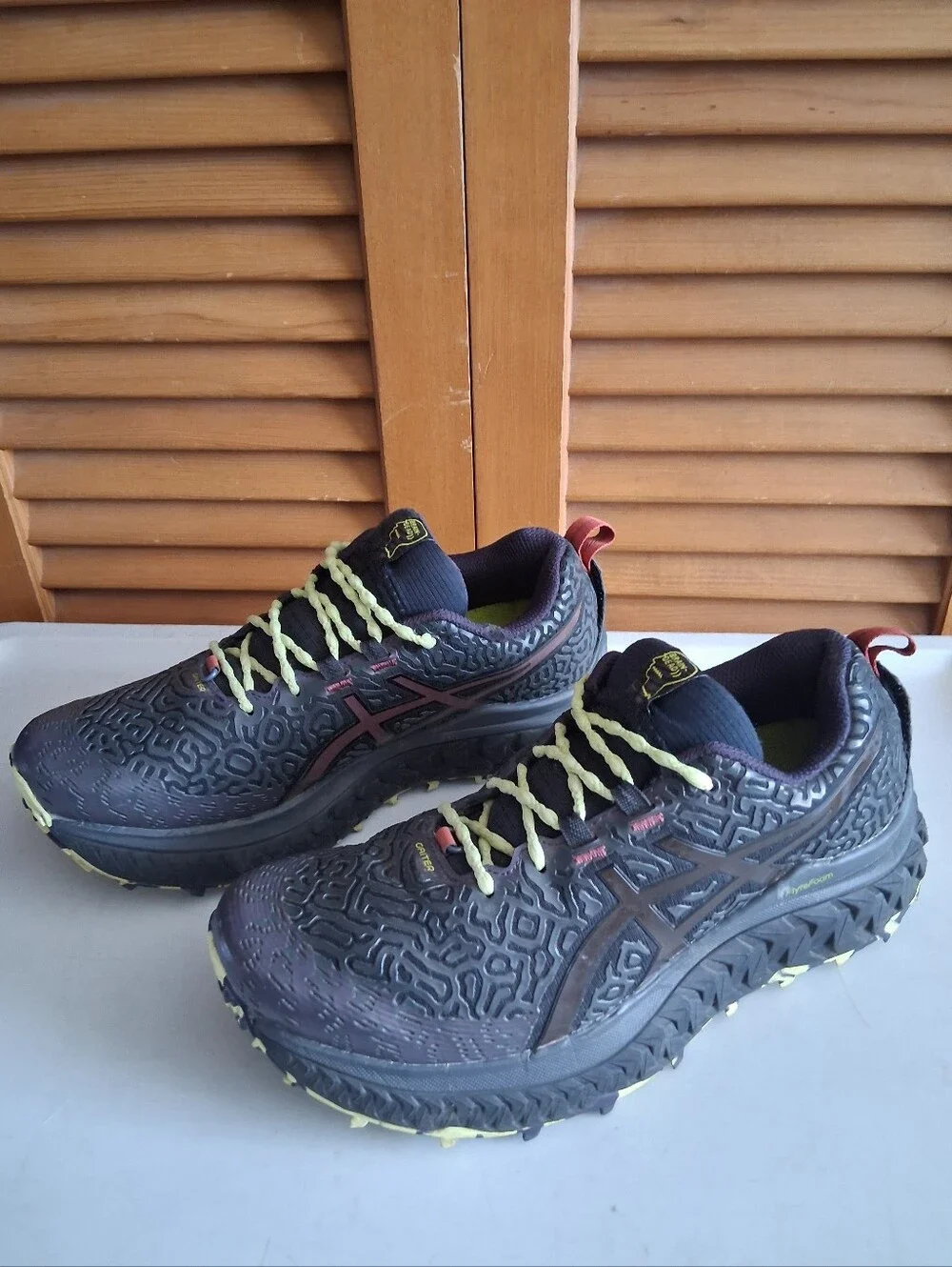 BrainDead X Asics Trabuco Max Black Cinnabar Women's Running Shoe * Size: 6.5 - Picture 2 of 8